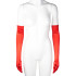 baseks Gants Longs en Satin Rouge Image du produit 1