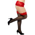 NORTIE Wilderness Bas avec Ourlet en Dentelle Rouge Grande Taille Image du produit 1