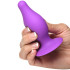 Squeeze-It Squeezable Plug Anal Medium Image du produit avec des mains 5