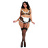 Dreamgirl Maid For You Costume Soubrette Résille Grande Taille Image du produit 1