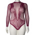 Nortie Clover Body Bordeaux Sans Entrejambe Grande Taille Image du produit 4