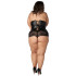 NORTIE Fetish Wetlook Corset Grande Taille Image du produit 3