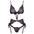 kissable Floral Ensemble Soutien-Gorge et Porte-Jarretelles Image du produit 3