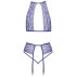 kissable Lavender Ensemble Soutien-Gorge Dos Nu et Porte-Jarretelles Image du produit 4