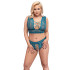 Cottelli Ensemble de Lingerie Grande Taille Turquoise Image du produit sur un modèle 1