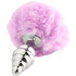 Alive BDSM Line Purple Fluffy Twist Plug Anal en Métal M Image du produit 2