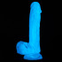 baseks Glow in the Dark Gode Réaliste Bleu Ciel 20,5 cm Image du produit 5