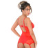 Daring Intimates Corset en Dentelle avec String Rouge Image du produit 2