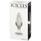 Icicles No 26 Plug Anal en Verre Transparent  90
