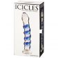 Icicles No 5 Gode en Verre Bleu  90