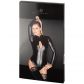 Noir Handmade Wetlook Bodystocking med Lynlås Pack 90