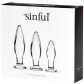 Sinful BumBum Ensemble de Plug Anal en Verre  10