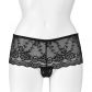 Nortie Gunilla Shorty Ouvert en Dentelle Noire  4