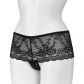 Nortie Gunilla Shorty Ouvert en Dentelle Noire  5