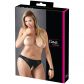 Cottelli Bundløs Trusse med Blonde Plus Size Sort  100