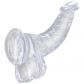 King Cock Gode Transparent avec Testicules 20 cm  3
