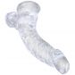 King Cock Gode Transparent avec Testicules 20 cm  2
