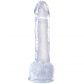 King Cock Gode Transparent avec Testicules 18 cm  2