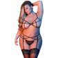 Magic Silk Strappy Hofteholder Sæt Plus Size  1