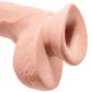 King Cock Plus Realistisk Dildo med Kugler 23 cm  3