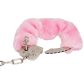 Baseks Menottes Fausse Fourrure Rose  2