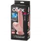 NEW - King Cock Plus Triple Density Swinging balls Dildo 17 cm  90
