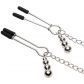 Fifty Shades Of Grey Play Nice Satin og Blonde Halsbånd og Nipple Clamps  2