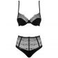 Obsessive Sharlotte Black Bra Set Product 1