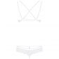 Obsessive Ensemble Lingerie Blanc en Dentelle Image du produit 4