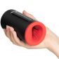 LELO F1S V2 Red Pleasure Console Masturbateur Image du produit avec des mains 50