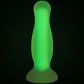 baseks Glow in the Dark Gode Anal Jaune Medium Image d'ambiance 4