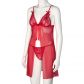 Nortie Gro Ensemble Nuisette en Dentelle Rouge Image du produit 7