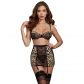 Dreamgirl Ensemble Lingerie avec Jupe Porte-jarretelles Motif Léopard Image du produit 1