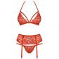 Obsessive Fantastic Ensemble Porte-jarretelles Rouge Image du produit 3