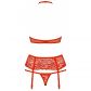 Obsessive Fantastic Ensemble Porte-jarretelles Rouge Image du produit 4