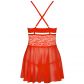 Obsessive Ensemble Babydoll en Maille Rouge Image du produit 4