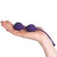 Sinful Passion Purple Double Boules de Geisha Kegel Image du produit avec des mains 50