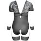 Cottelli Bondage Body en Dentelle Sans Entrejambe avec Menottes Grande Taille Image du produit 4