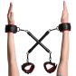 Sportsheets Saffron Ensemble Hogtie and Menottes de Bondage Image du produit avec des mains 50