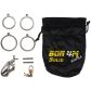 Bon4ML Solid Cage de Chasteté en Acier Le paquet contient 80