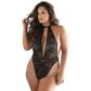 Allure Diva Brooke Teddy Dos Nu en Dentelle & Maille Grande Taille Image du produit 1