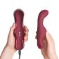 Rocks Off Ruby Glow Blush Vibromasseur Télécommandé Image du produit avec des mains 51
