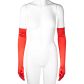 baseks Gants Longs en Satin Rouge Image du produit 1