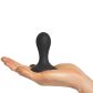 Sinful Jiggle Plug Anal Petit Noir Image du produit avec des mains 50