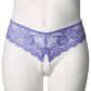 NORTIE Lavender Very Peri Culotte Perlée Ouverte Grande Taille Image du produit 4