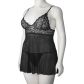 NORTIE Basil Ensemble Nuisette Noir Grande Taille Image du produit 5