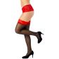 NORTIE Wilderness Bas avec Ourlet en Dentelle Rouge Image du produit 2