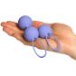 Sinful Jiggle Very Peri Ensemble Boules de Kegel Image du produit avec des mains 50