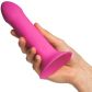 Squeeze-It Squeezable Gode Vibrant Rose 17,5 cm Image du produit avec des mains 50