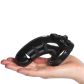 Electroshock E-stim Cage de Chasteté Image du produit avec des mains 50